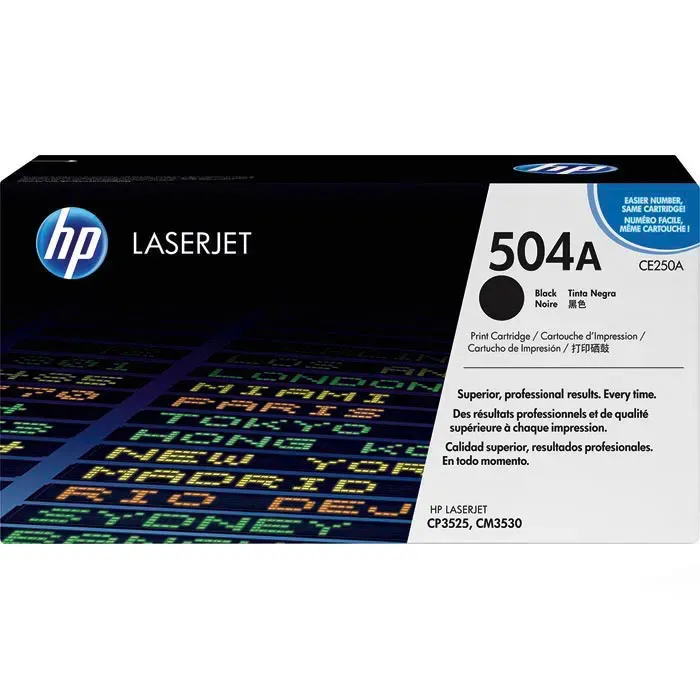 Original HP 504A / CE250A Toner